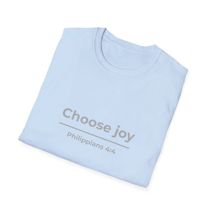Choose joy Philippians 4:4 Christian Tee