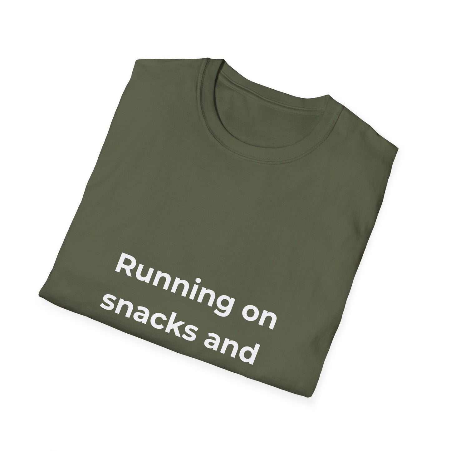 Running on snacks and vibes