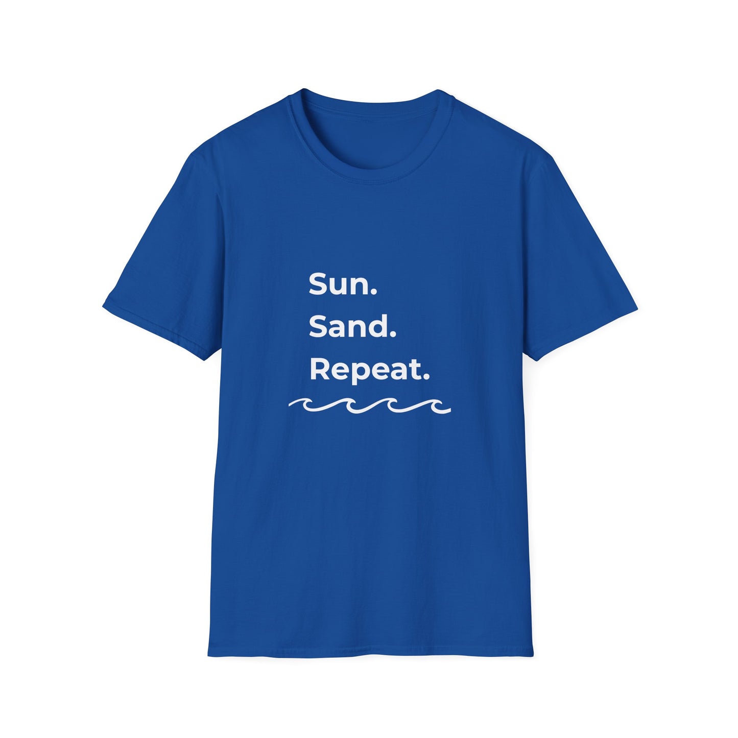 Sun. Sand. Repeat. Beach Vibes Summer Tee