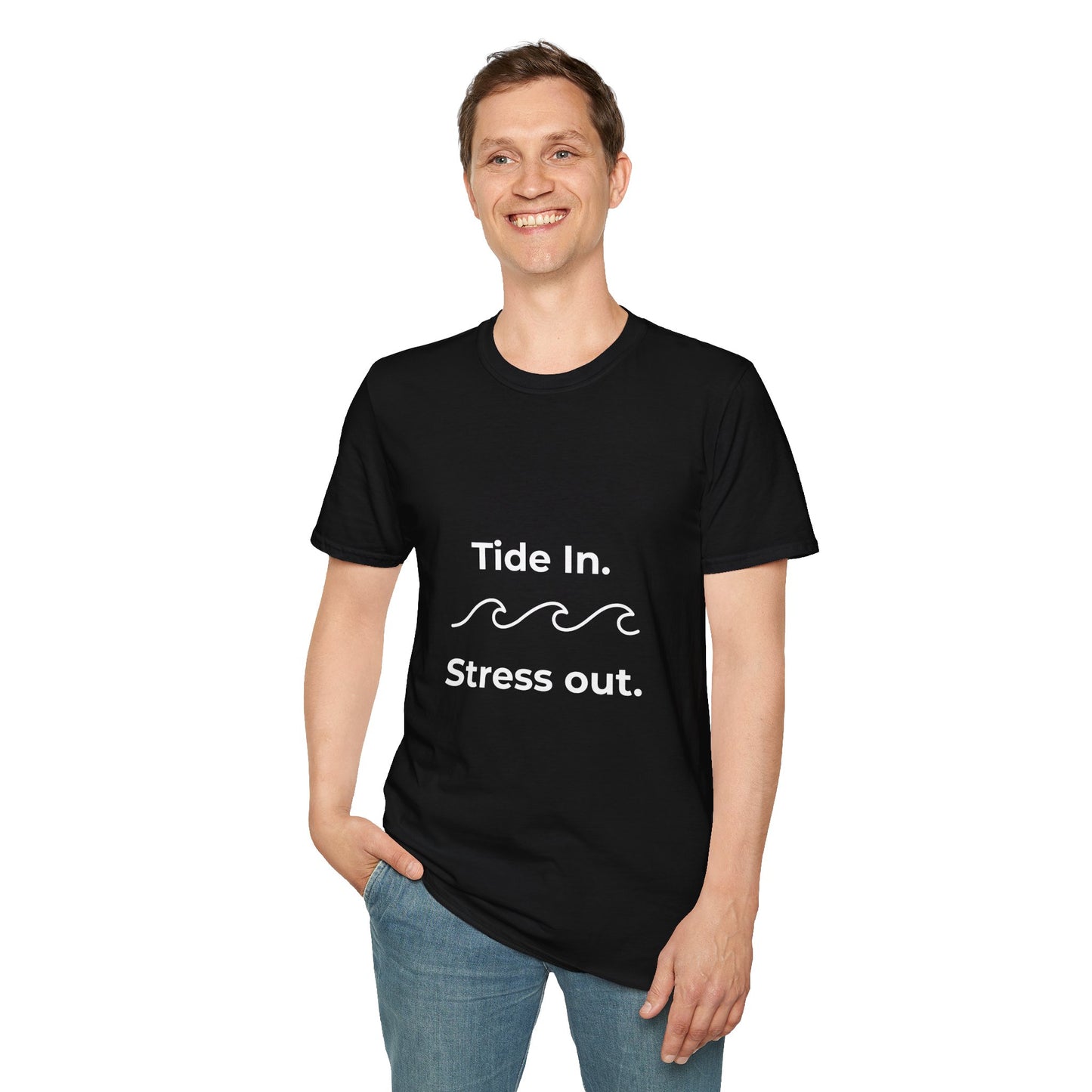 Tide In Stress Out Relaxed Tee
