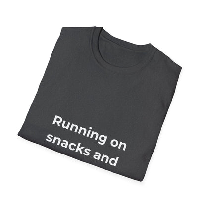 Running on snacks and vibes
