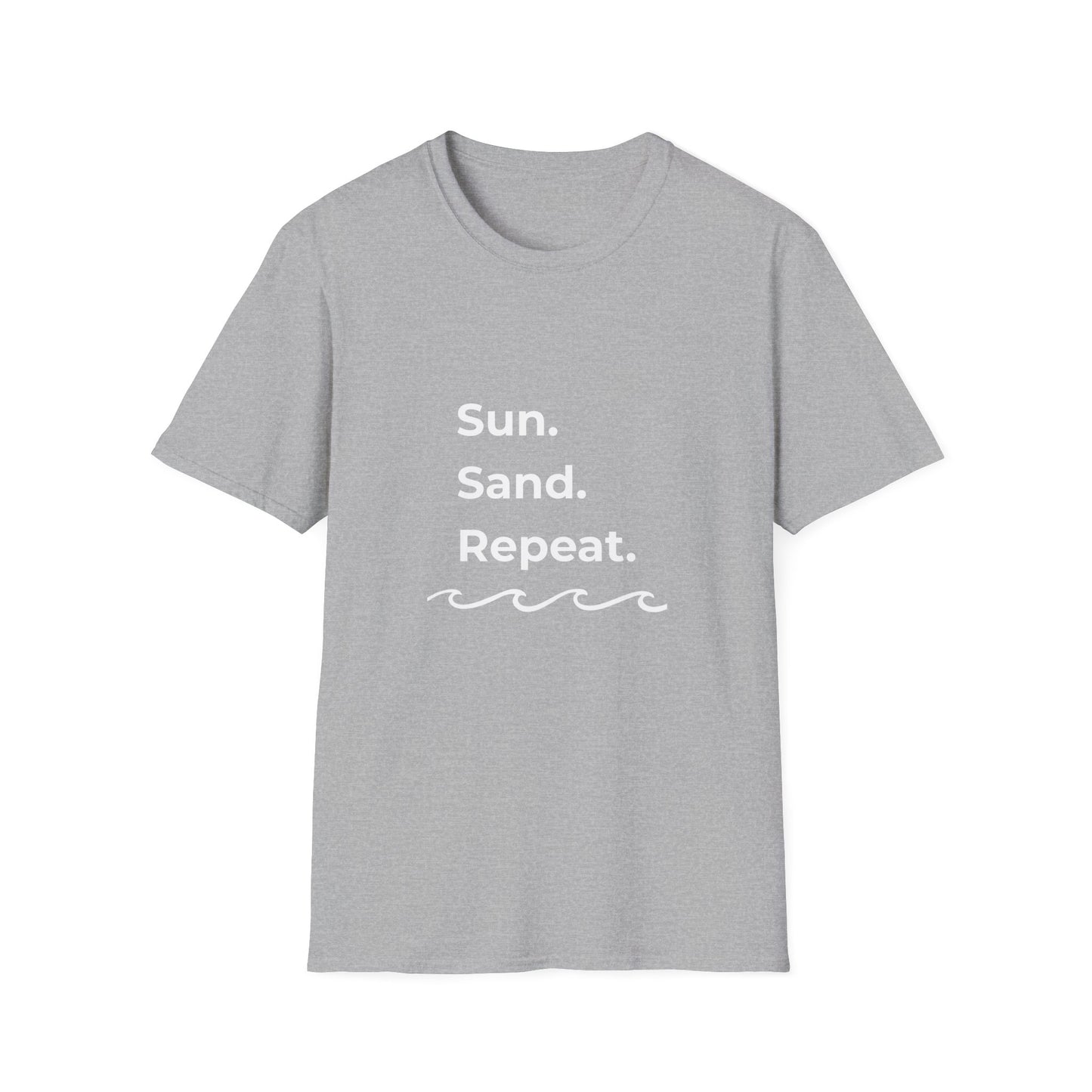 Sun. Sand. Repeat. Beach Vibes Summer Tee