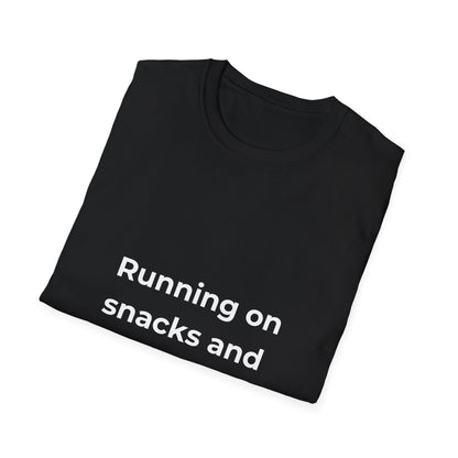 Running on snacks and vibes
