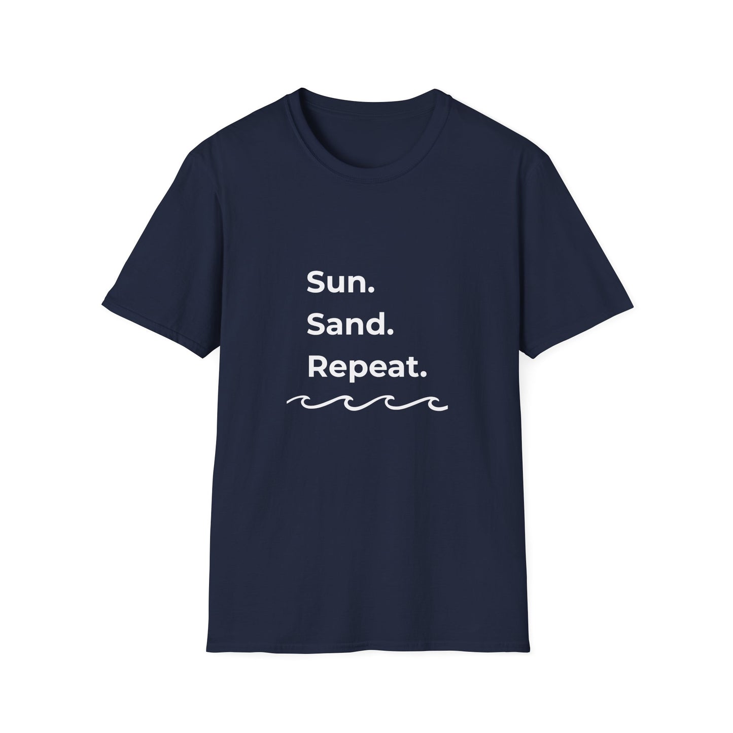 Sun. Sand. Repeat. Beach Vibes Summer Tee