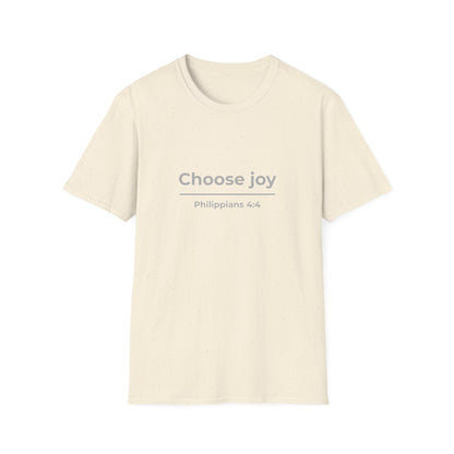 Choose joy Philippians 4:4 Christian Tee