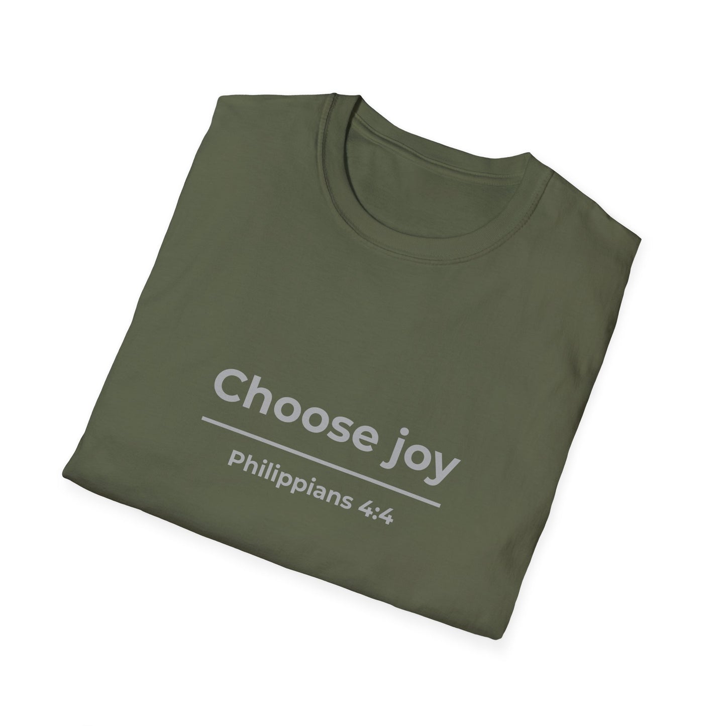 Choose joy Philippians 4:4 Christian Tee
