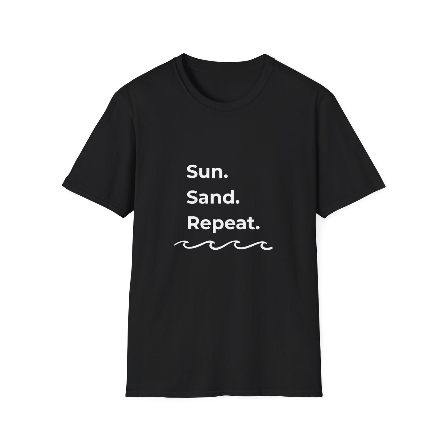 Sun. Sand. Repeat. Beach Vibes Summer Tee