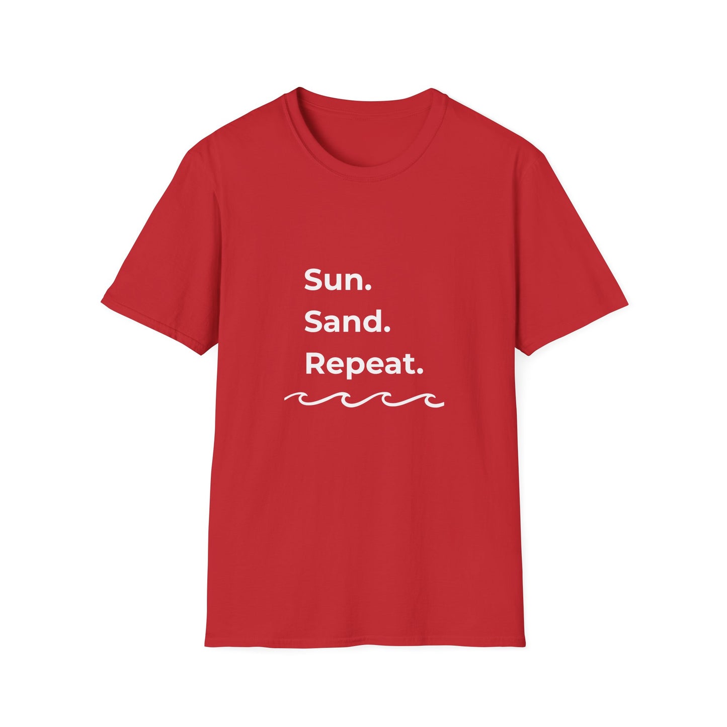 Sun. Sand. Repeat. Beach Vibes Summer Tee
