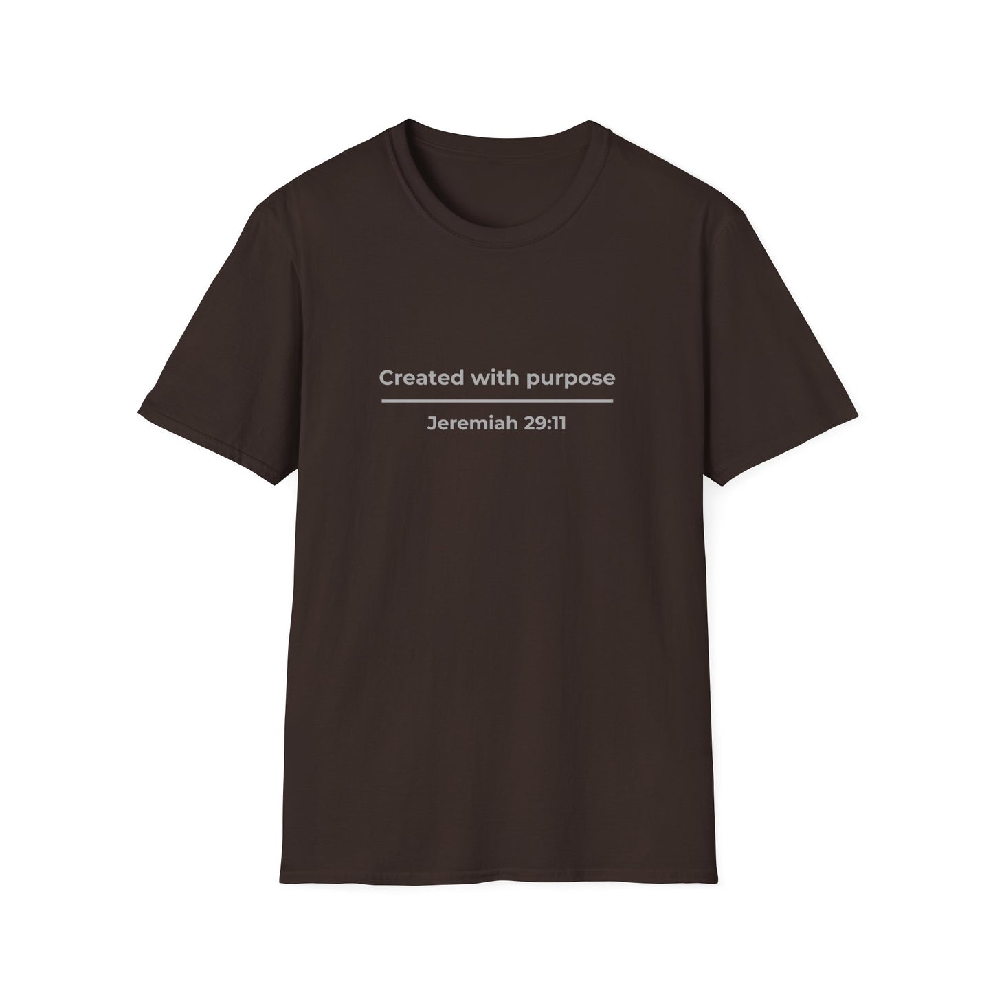 Created with purpose Jeremiah 29:11 Faith Tee